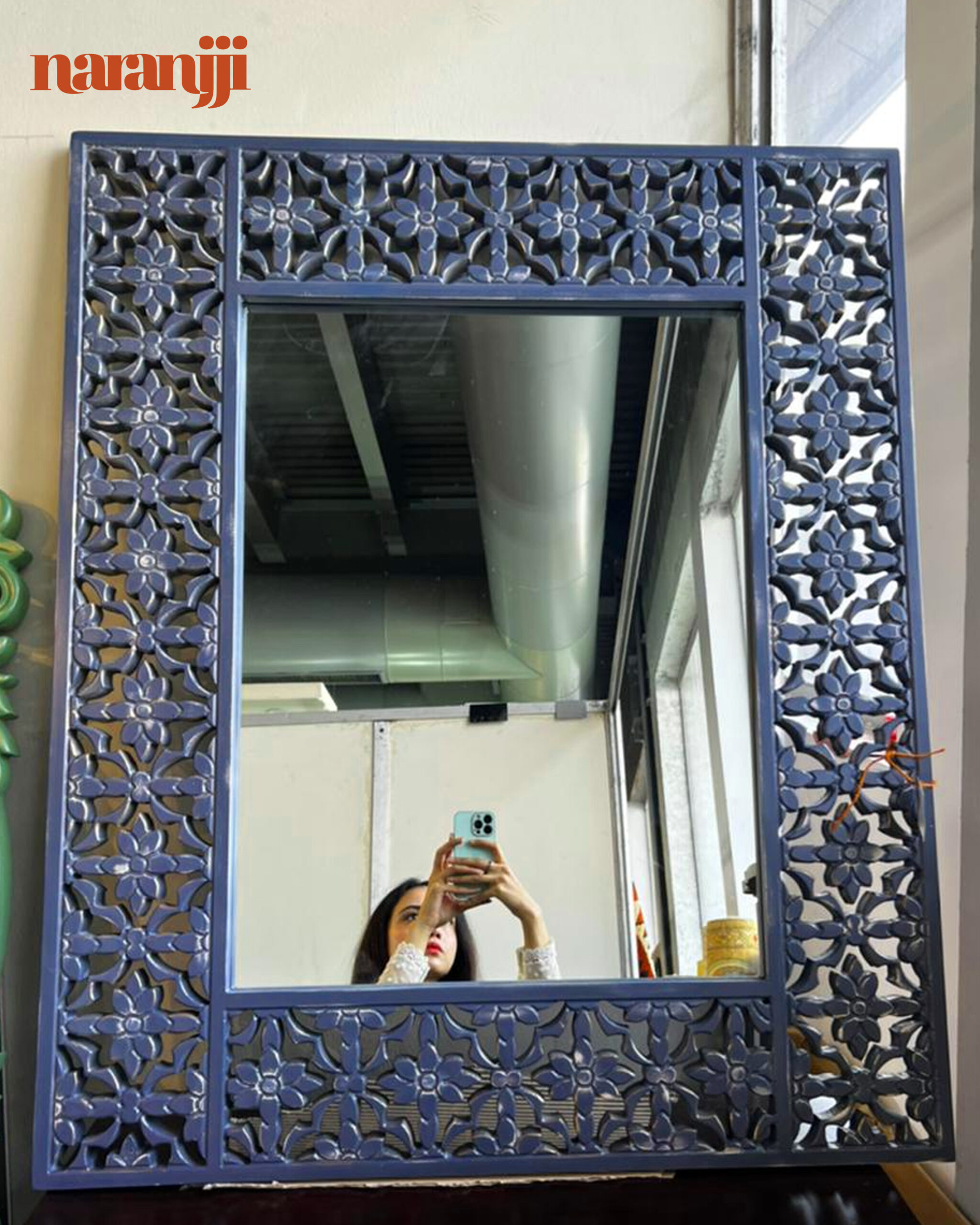 blue mirror