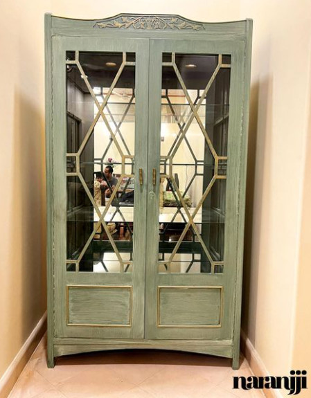 Sage China cabinet